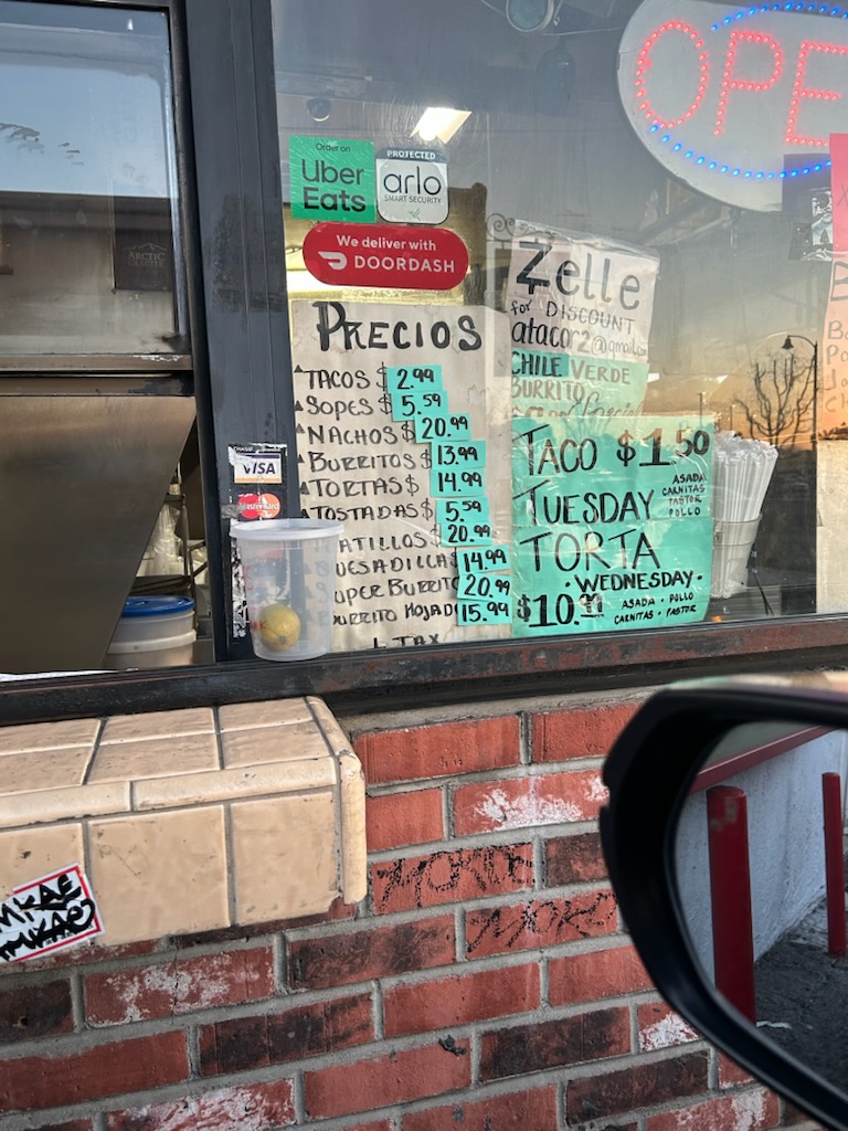 El Atacor #2 Menu - Image 1