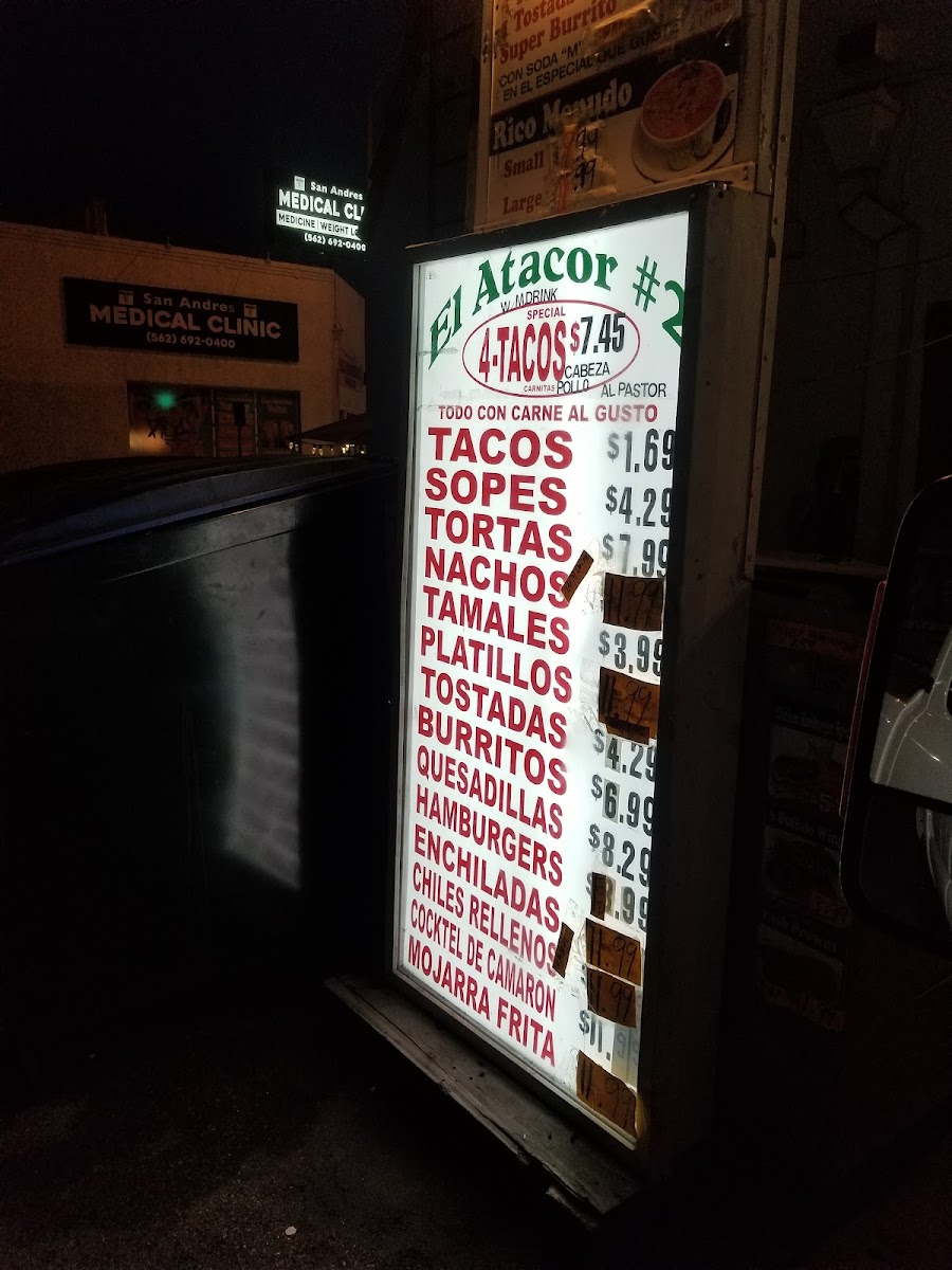 El Atacor #2 Menu - Image 6